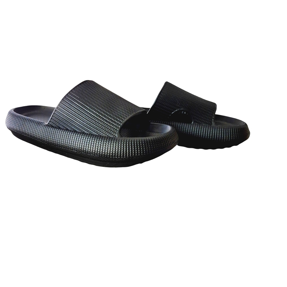 Cloudies Black Slides Women's Size 9-9.5 NIP